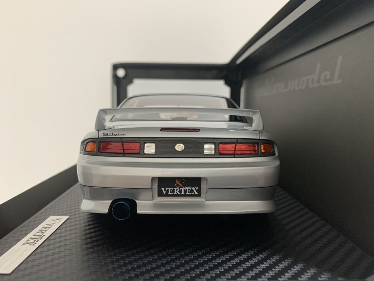 イグニッションモデル 1/18 VERTEX S14 日産 シルビア Silvia Silver IG3087 ベルテックス R32 ホイール ignition modelの画像5