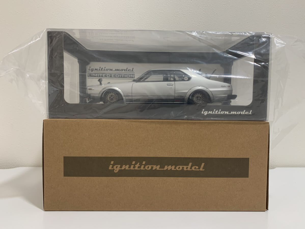 イグニッションモデル WEB 1/18 TOPSECRET SKYLINE JAPAN R C210 Silver IG3229 トップシークレット スモーキー ジャパン ignition modelの画像6