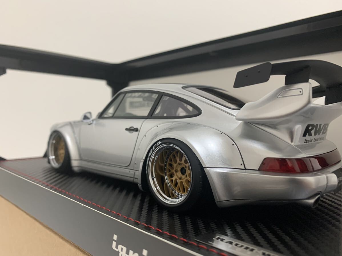 イグニッションモデル WEB限定 1/18 RWB 964 ポルシェ Silver シルバー IG2467 ignition modelの画像4