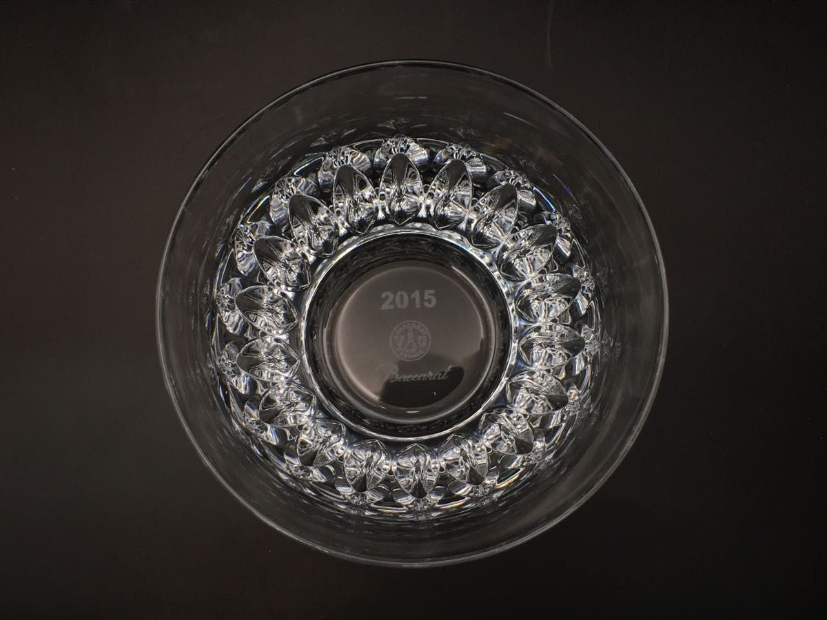 (R265)【未使用】バカラ ローザ 2015 タンブラー ペア ロックグラス オールドファッション イヤーグラス 箱付き