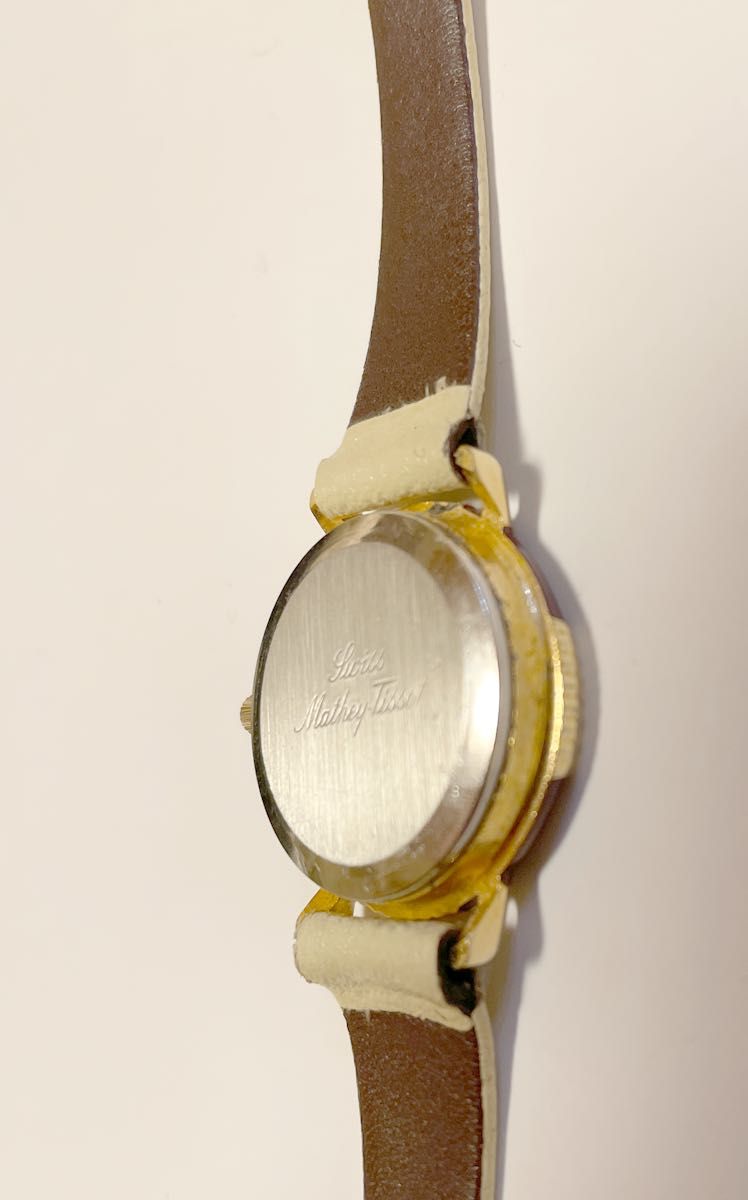 マセイティソ Mathey Tissot アンティーク 腕時計 ウォッチ アナログ 2針 クォーツ レディース ジャンク品