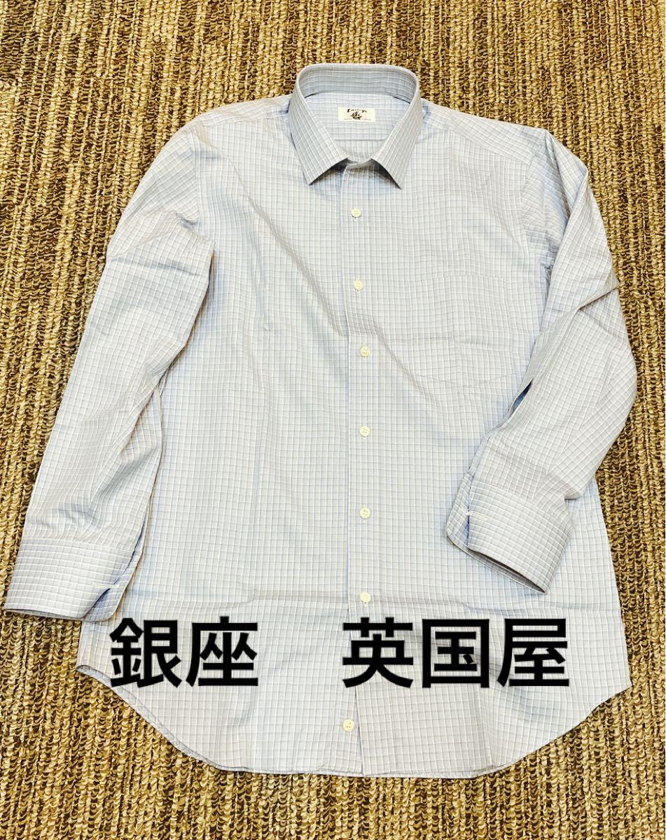 【未使用】東京銀座英国屋　Eikokuya ワイシャツ　チェック柄