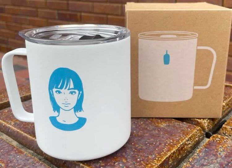 blue bottle coffee kyneブルーボトルコーヒー マグカップ KYNE ホワイトトラベルマグ _画像2