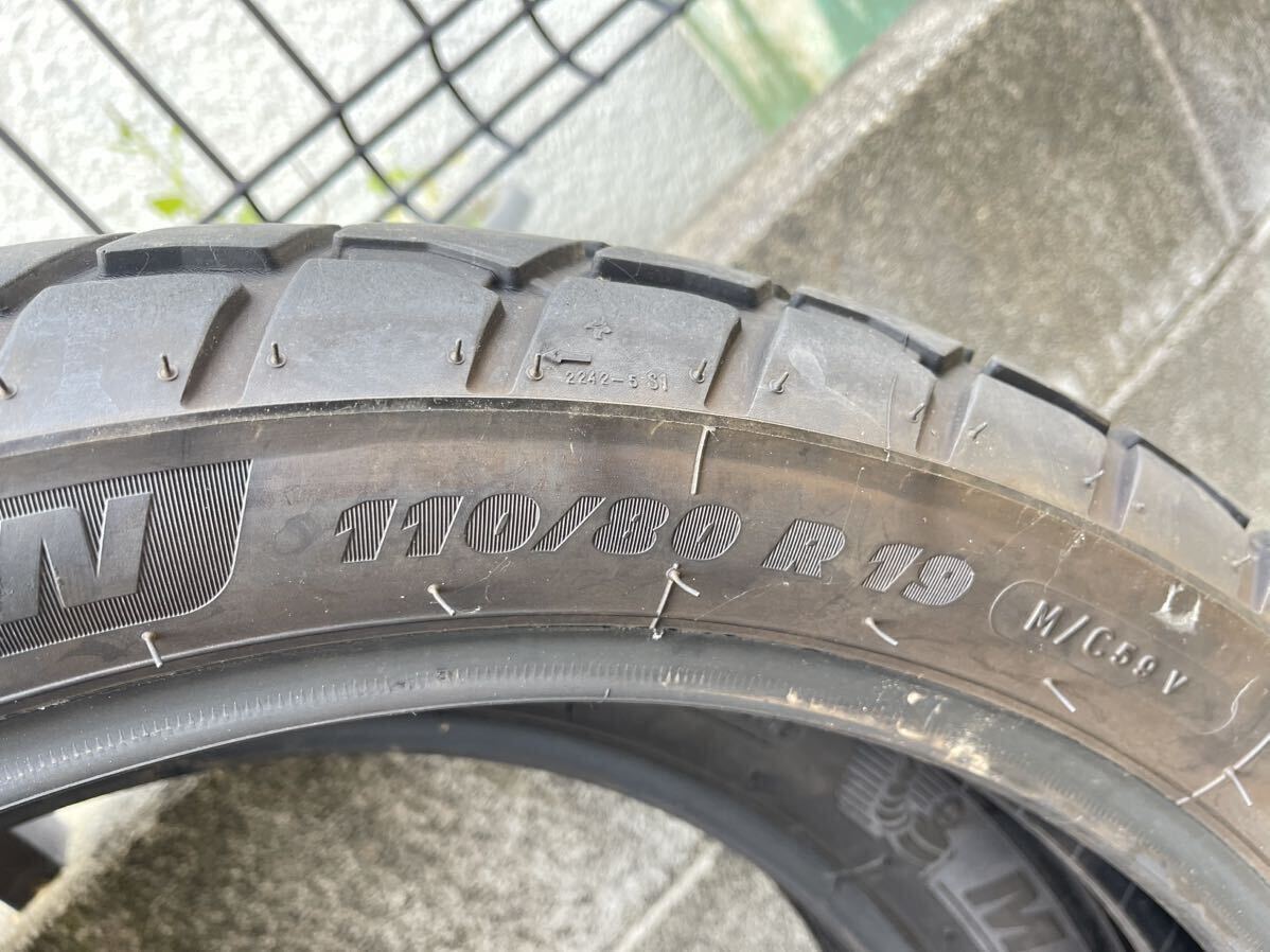 【送料込み！】 アナキーアドベンチャー 110/80R19 140/80R17 ミシュランの画像3