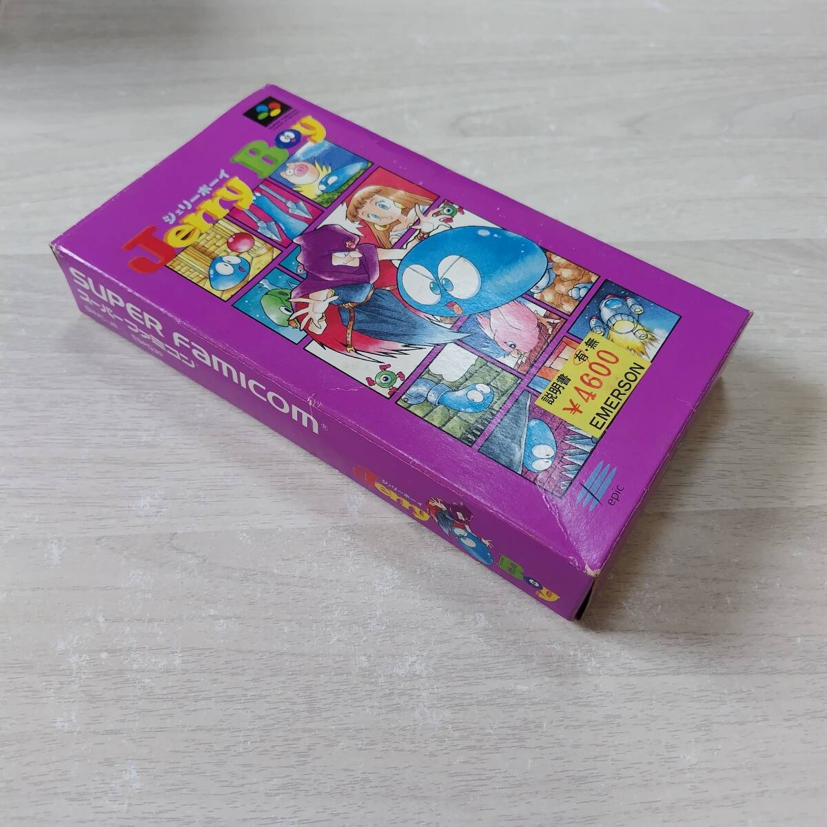 ◯ソフト無し SFC JERRY BOY ジェリーボーイ 箱説のみ 何本でも