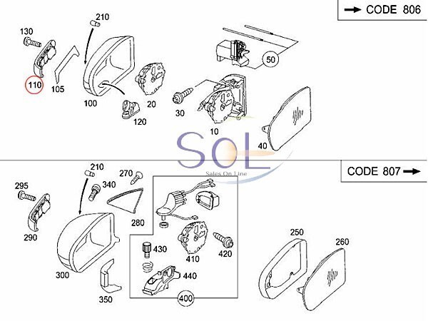  Benz W463 door mirror winker lens left right set G320 G500 G550 G55 2038201321 2038201421 shipping deadline 18 hour 