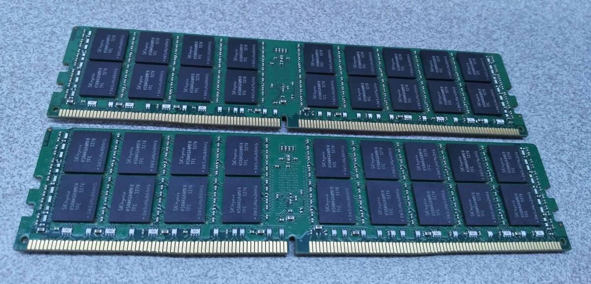 送料無料 メモリ 16GB x4 DDR4 PC4-2133 ECC RDIMM Dell PowerEdge R430 R530 R630 R730 Precision T5810 R7910 HMA42GR7MFR4N PC4-17000の画像3