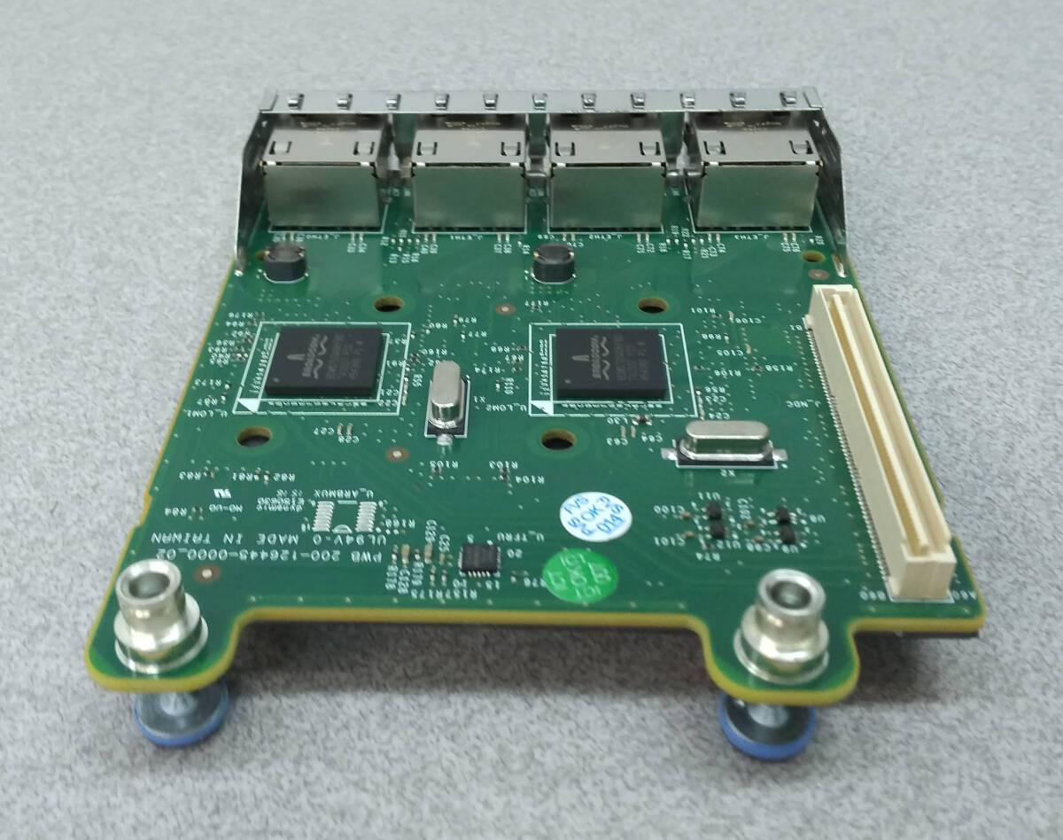 送料無料 Broadcom 5720 クアッドポート PCI-e ネットワークカード FM487 0FM487 Dell PowerEdge R620 R630 R640 R720 R730 R740 R820 R840_画像2