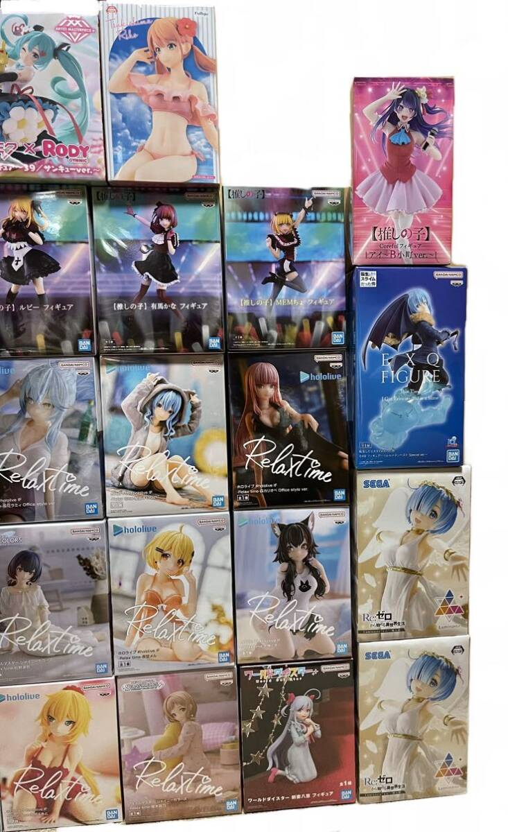 * beautiful young lady prize figure set * tent Live Hatsune Miku arc Nights rotation sla... . Spy .......