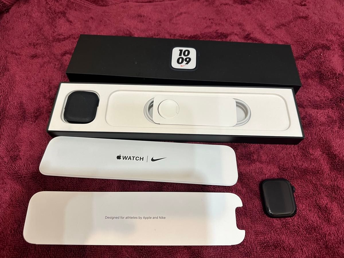 美品　Apple Watch series7 GPS + cellular 41mm ミッドナイト　NIKE アップルウォッチ