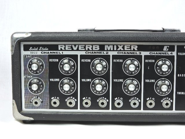 【中古/ジャンク/動作未確認】GUYATONE RM-4 Reverb Mixer グヤトーン 詳細不明 東京サウンドの画像2