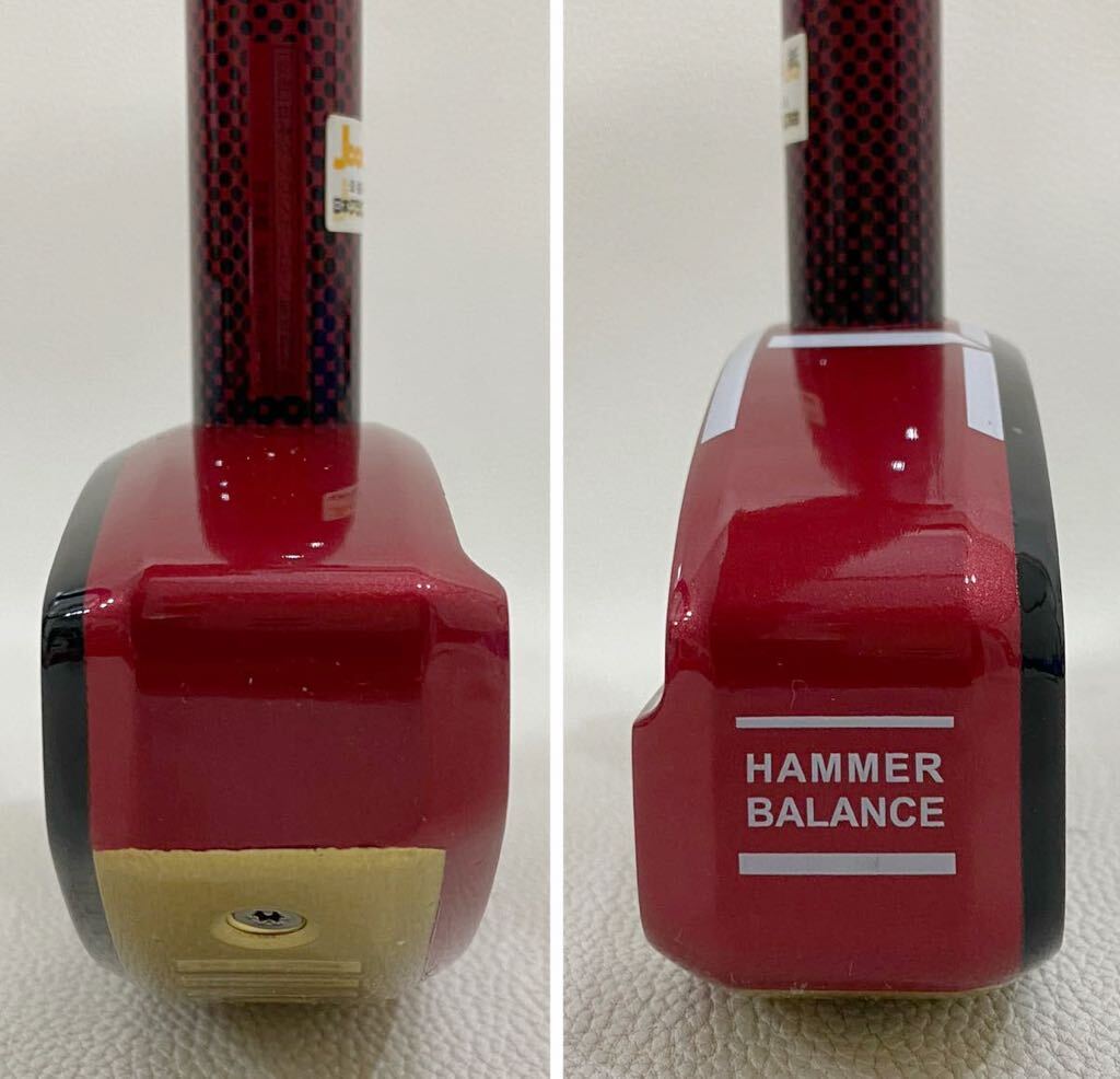 MWB0475* Asics asics Hammer balance HAMMER BALANCE red color ball marker soft case attaching grand golf Club 