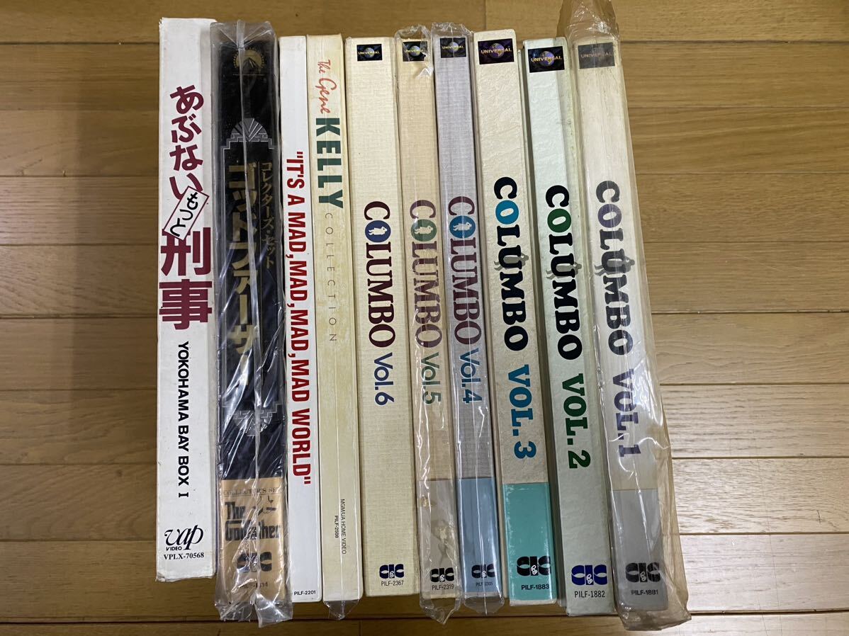 R4D007◆ 刑事コロンボ あぶない刑事 ゴッドファーザー等 レーザーディスク ボックス 10セット LD 大量セットの画像2