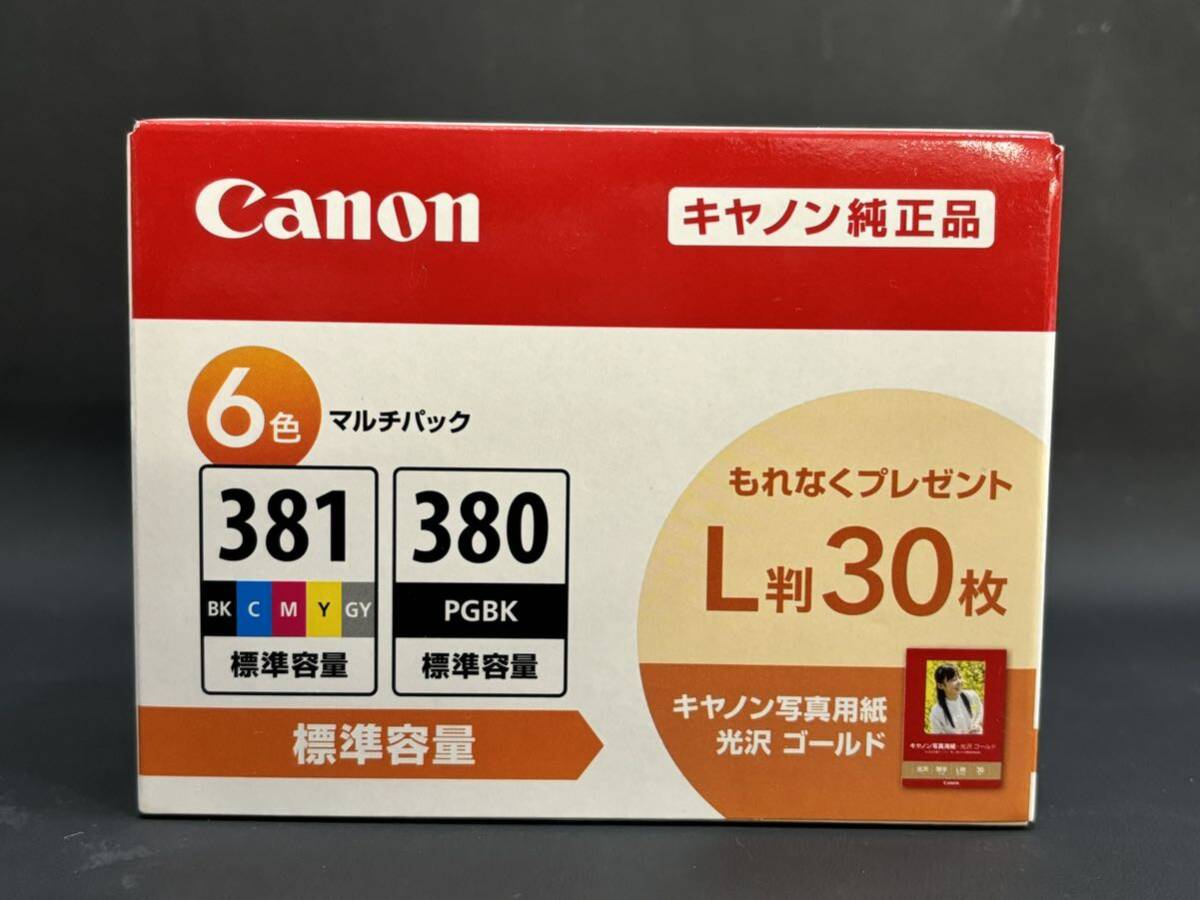 S4D393◆新古品◆ キャノン Canon インクカートリッジ BCI-381+380/6MP 6色マルチパック_画像1