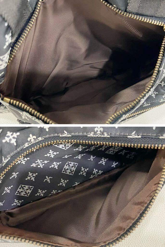 B4D322* Russet russet nylon × polyester black × gray color total pattern backpack rucksack rucksack 