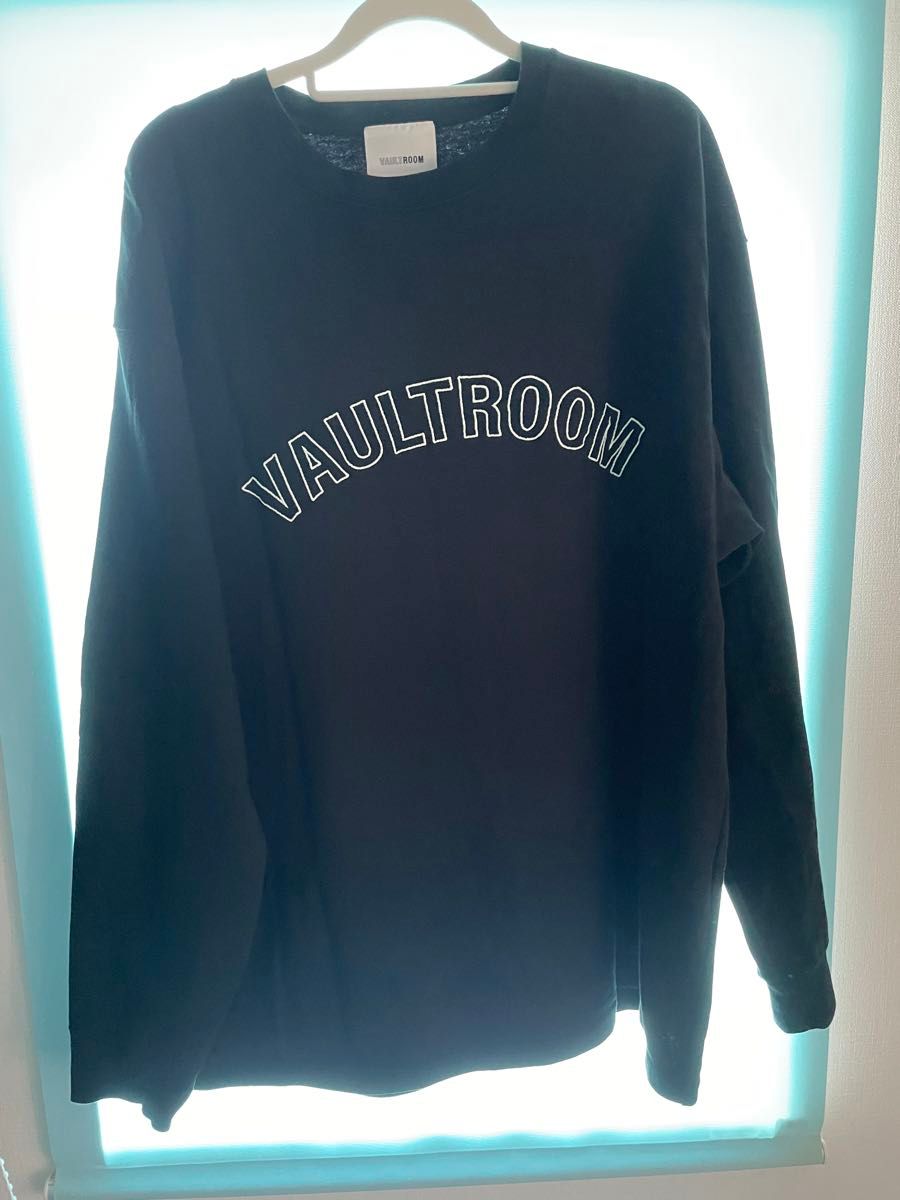 vaultroom ARCH LOGO BIG L/S TEE / BLK