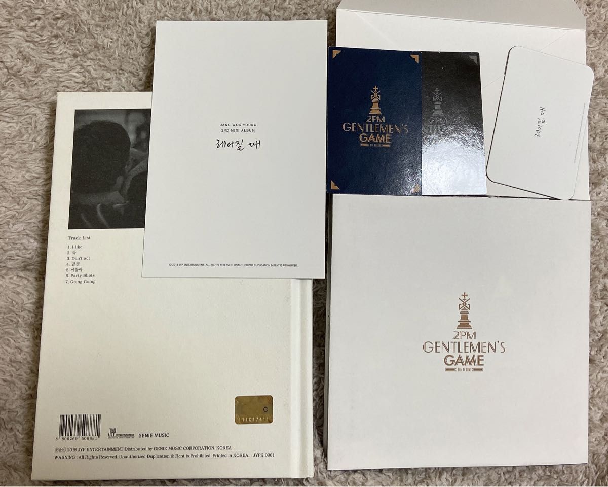 2PM ウヨン「別れる時」＋ Gentleman's Game ブックレット