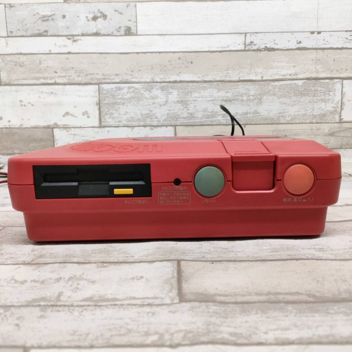 SHARP シャープ TWIN FAMICOM ツインファミコン AN-500R レッド 本体 当時物 レトロ ヴィンテージ_画像5