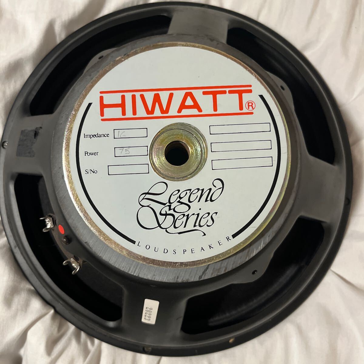 【訳あり】Hiwatt Legend Series Speakers ギターアンプ用スピーカー 16Ω 英国製 ハイワット 12インチ 希少！の画像1