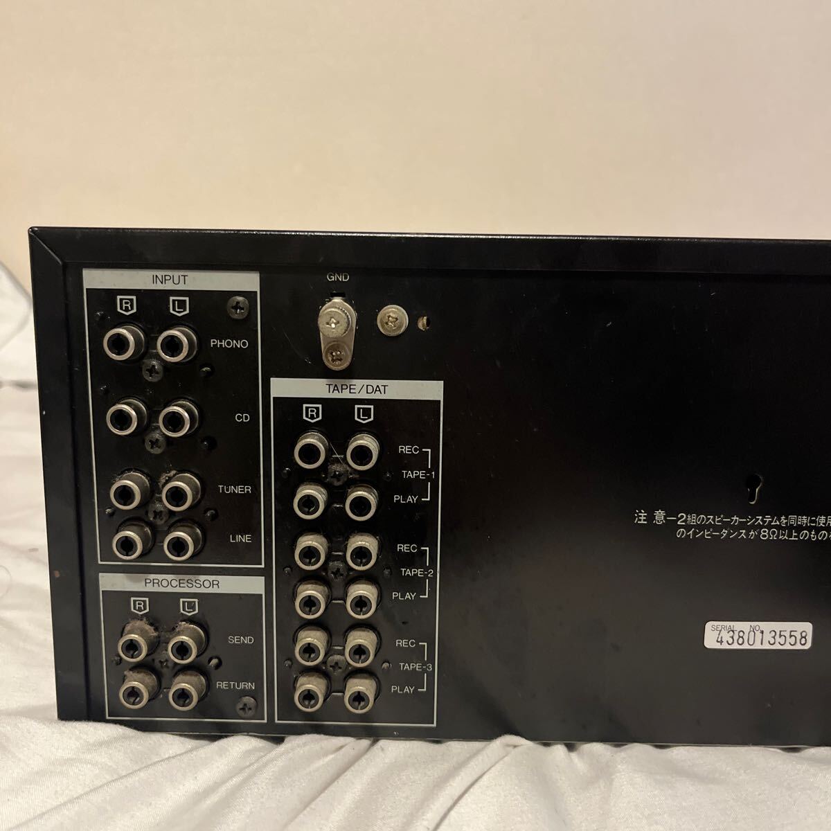 SANSUI サンスイ AU-α607i アンプ 中古 現状品 の画像9