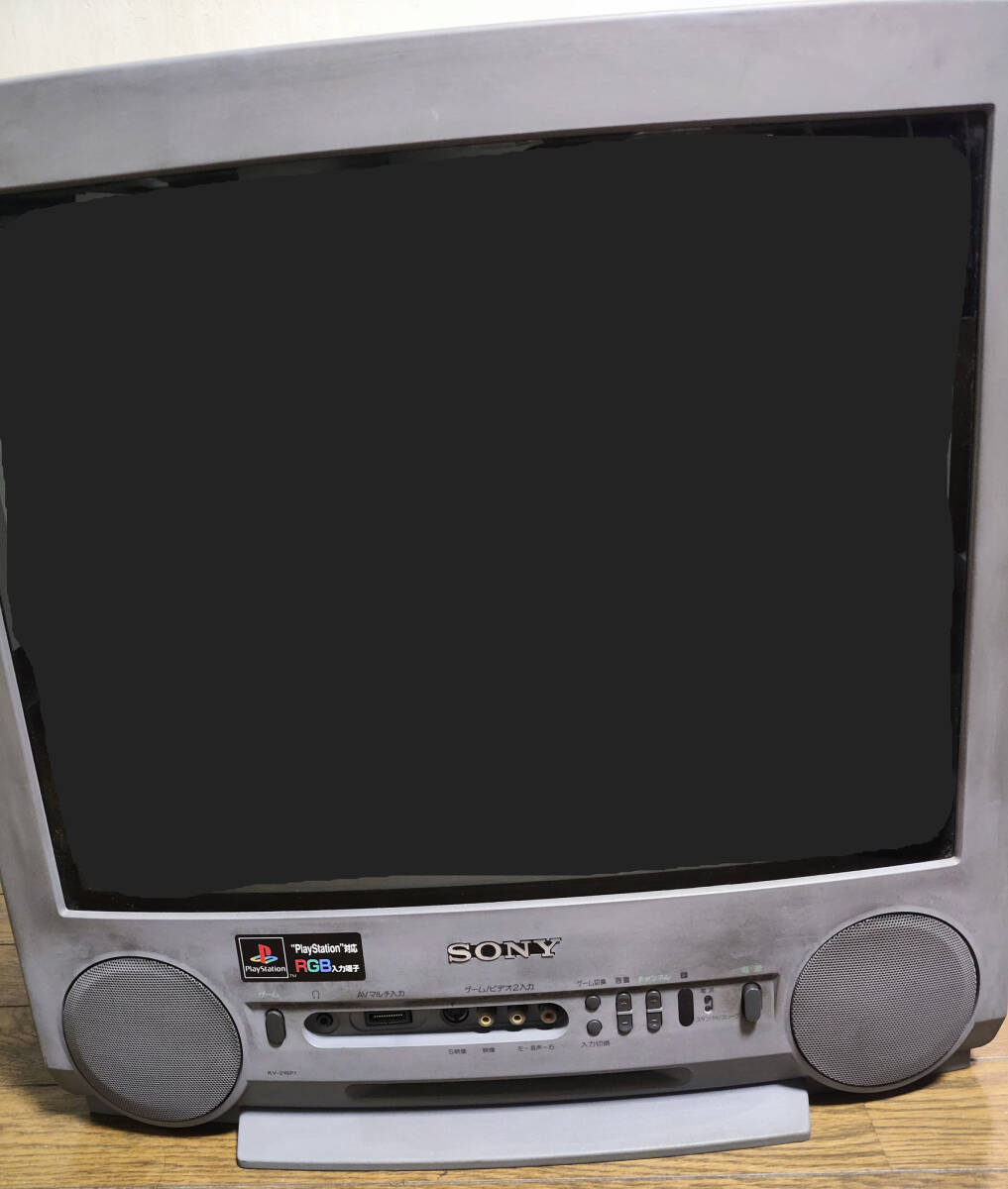 SONY ソニー ブラウン管テレビ Trinitron トリニトロン KV-21SP1 プレイステーション/PS 21型 98年製の画像1