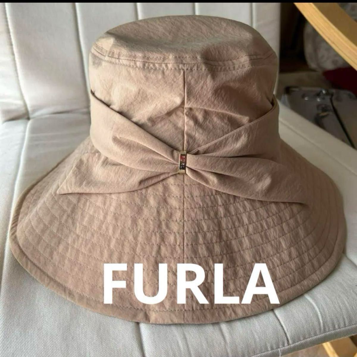 ★新品★ 百貨店購入　FURLA フルラ　つば広　ハット　帽子
