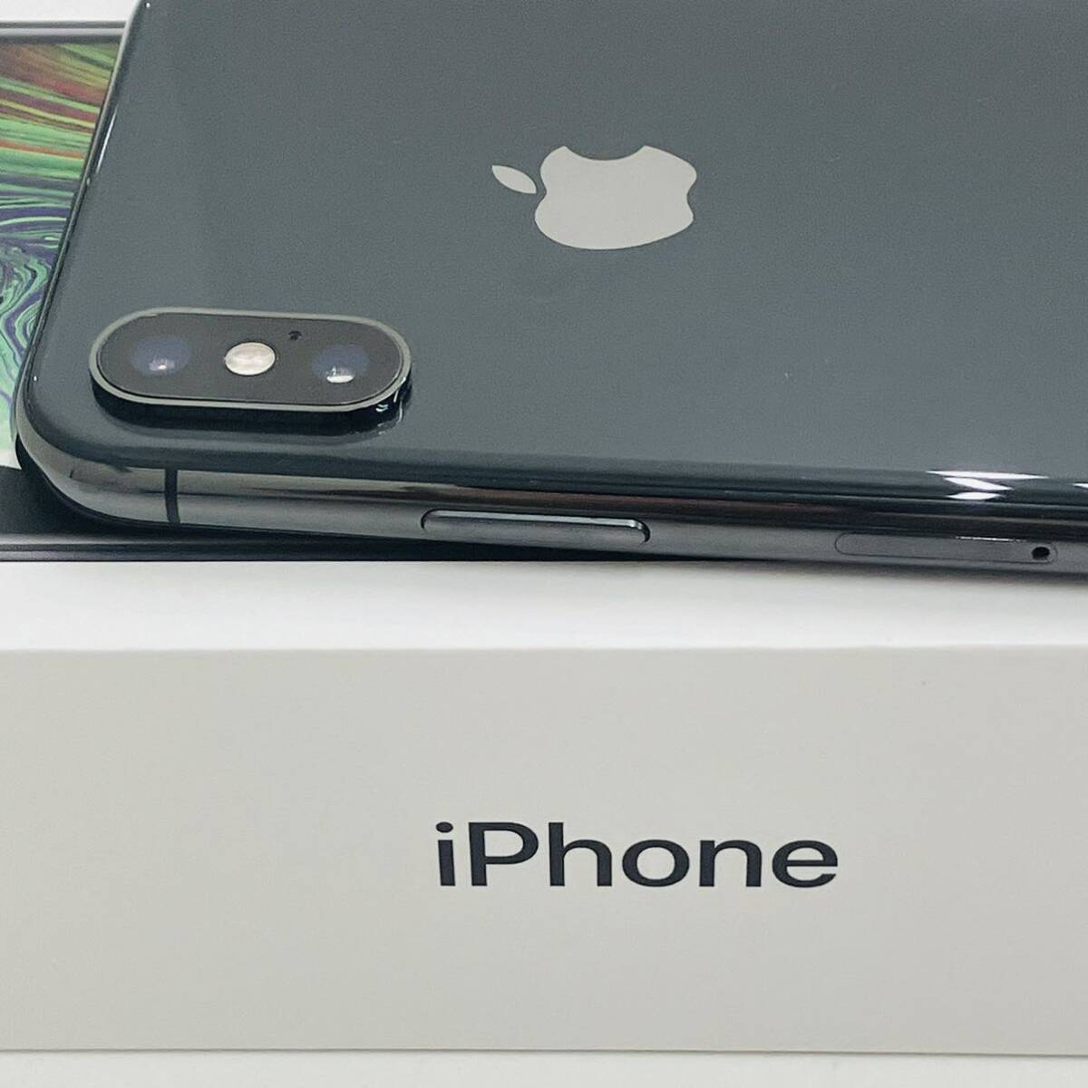 【現状販売品:動作確認のみ】iPhone XS Space Gray 512GB apple 箱付本体のみの画像7