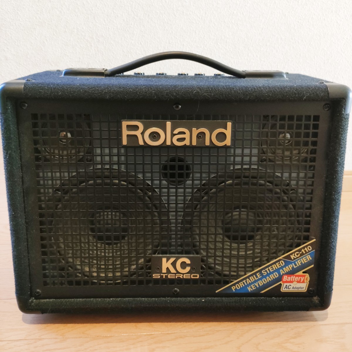 【送料無料】 ジャンク品 / Roland KC-110 ステレオ キーボードアンプ　 ローランド　　　　　　　　　　　　 M81e3-0051_画像2