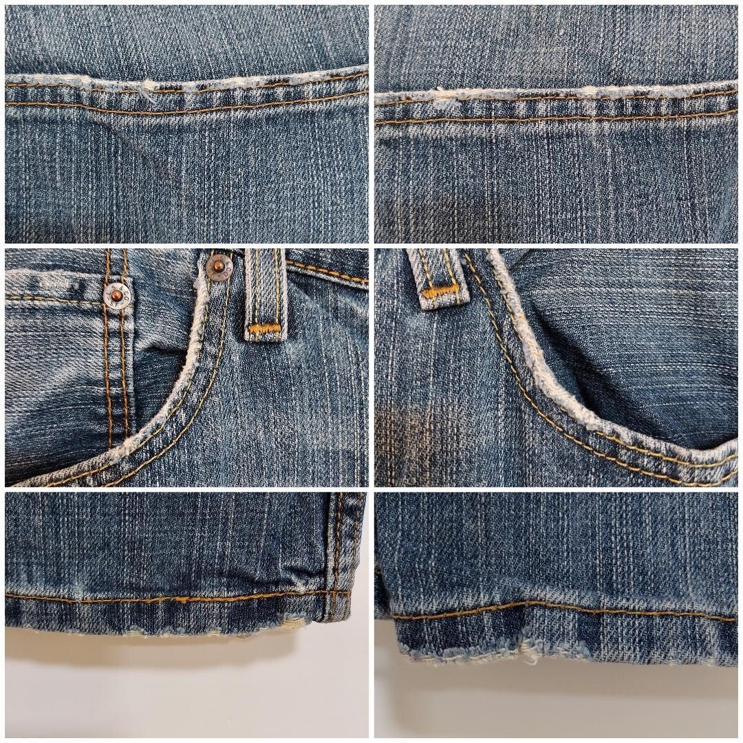 リーバイス559 Levis W34 ダークブルーデニム 青 パンツ 8498_画像9