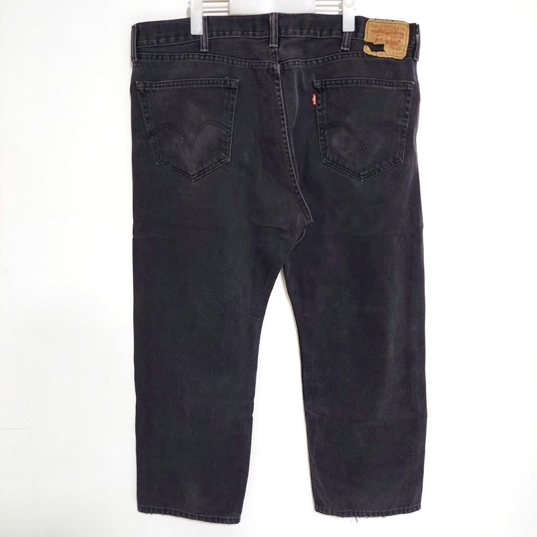 リーバイス505 Levis W40 ブラックデニム 黒 ストレート 8445_画像3