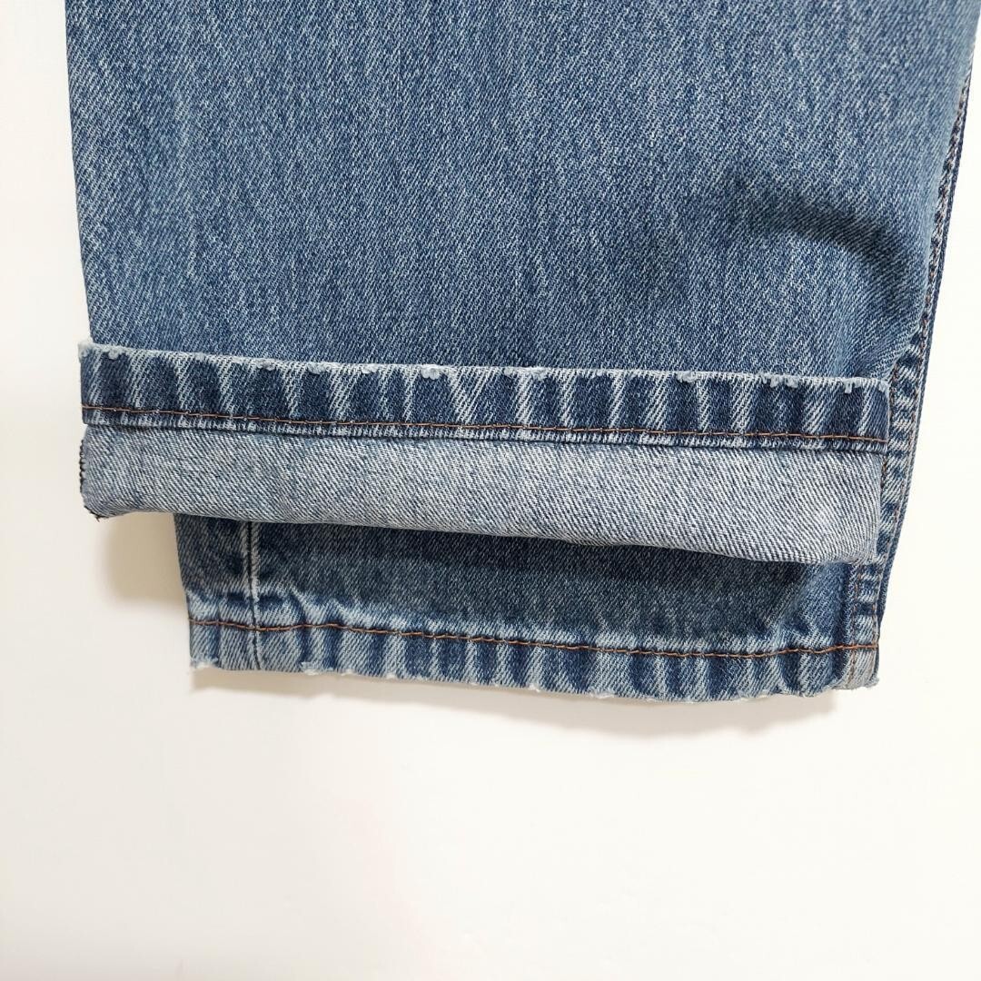 リーバイス505 Levis W38 ダークブルーデニム 青 パンツ 8589_画像8