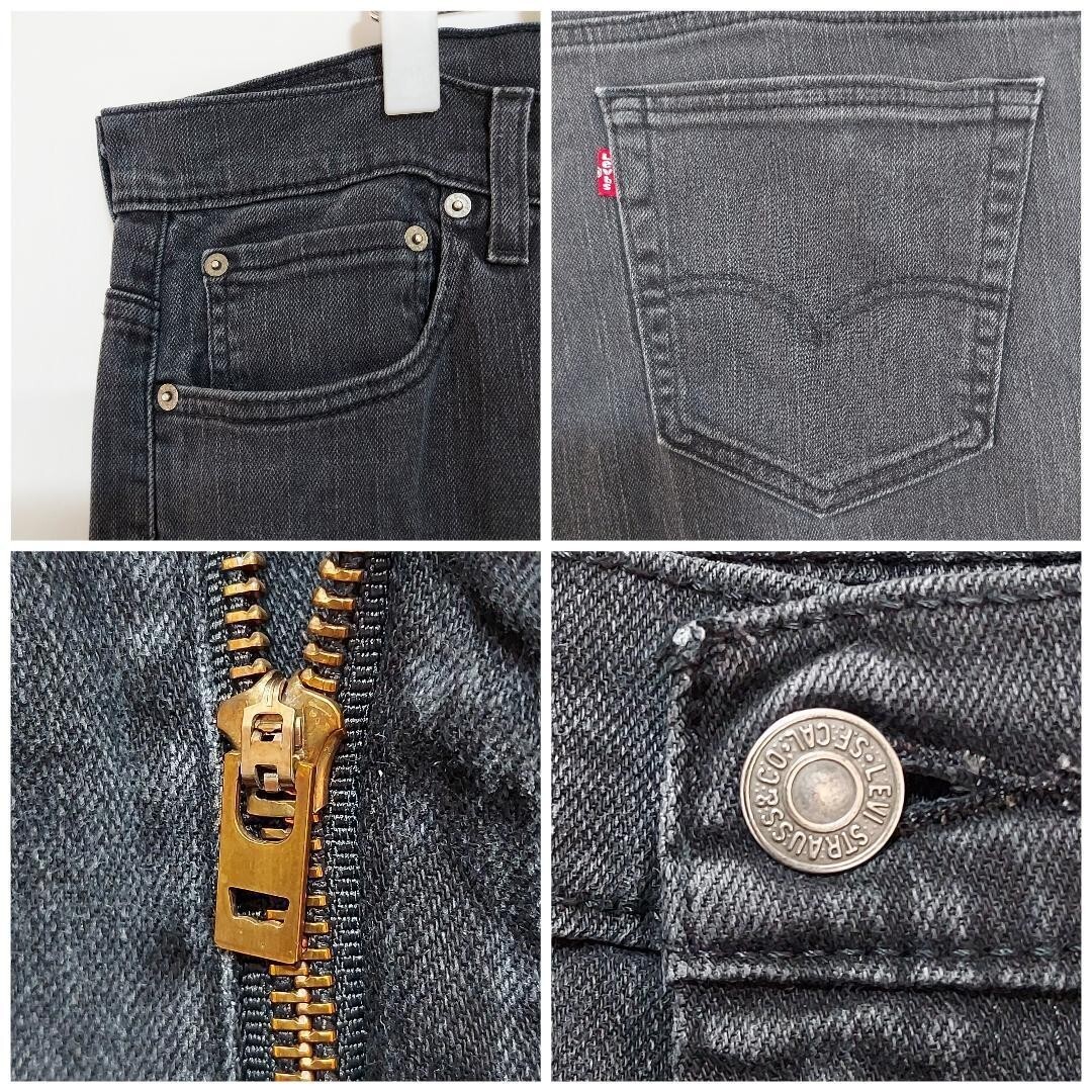 リーバイス569 Levis W36 ブラックデニム 黒 ストレート 8908_画像6