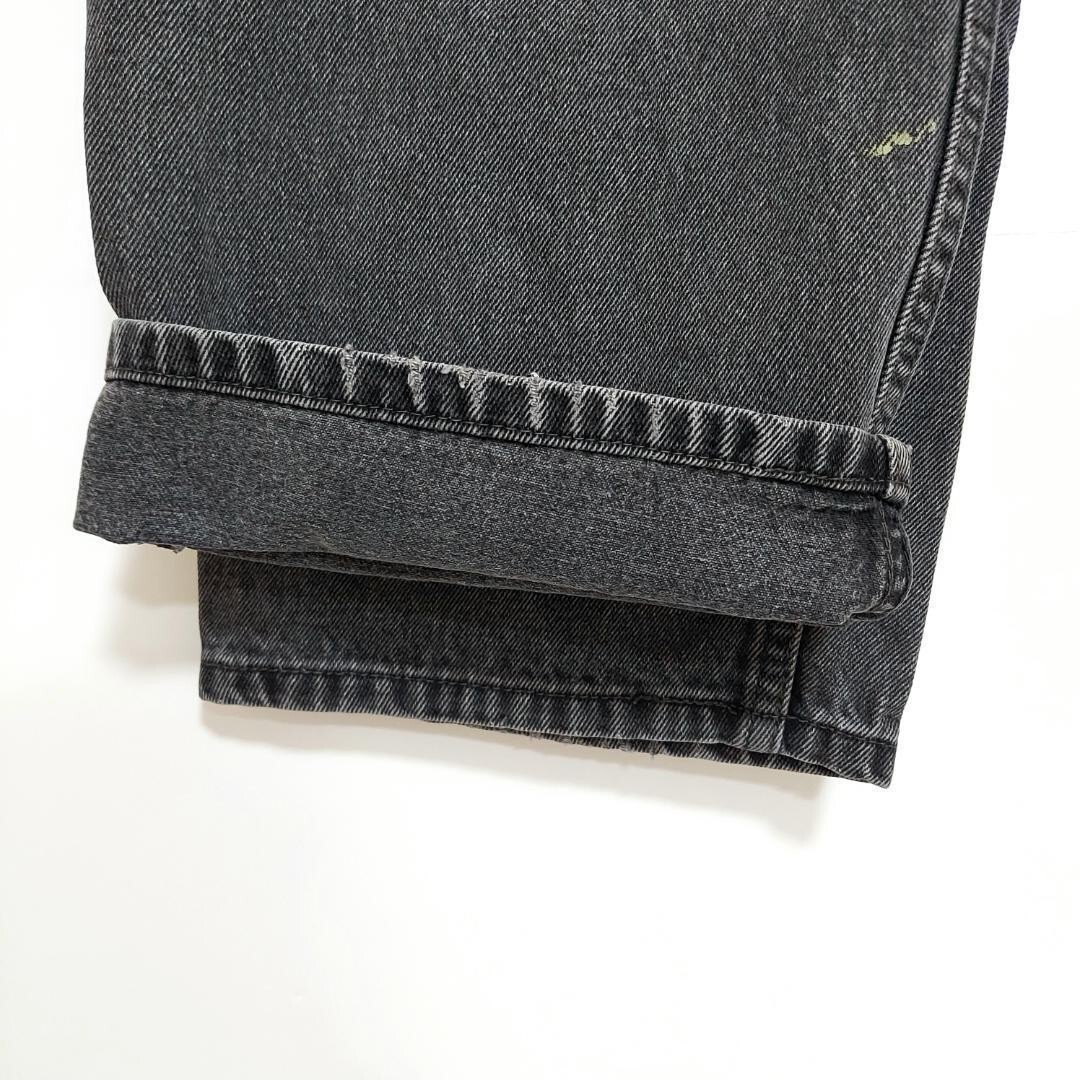 リーバイス550 Levis W38 ブラックデニム 黒 バギーパンツ 9068_画像8