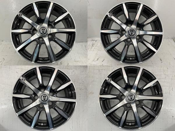 中古アルミホイール 4本セット 16×6.5J +47 5穴 PCD114.3 16インチ weds RIZLEY c1476_画像3