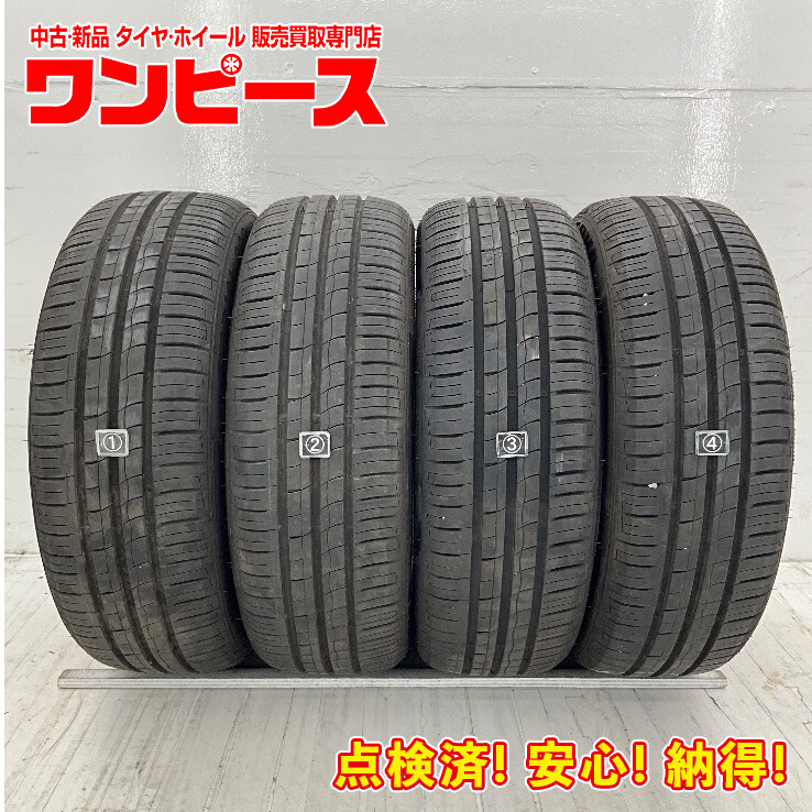 中古タイヤ 4本セット 165/55R15 75H ミネルバ RADIAL 209 夏 サマー 165/55/15 eKワゴン b6368_画像1