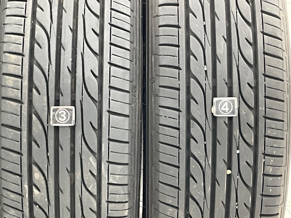 中古タイヤ 4本セット 185/60R15 84H ダンロップ EC202 夏 サマー 185/60/15 シエンタ/アクア/ヴィッツ b6361_画像4