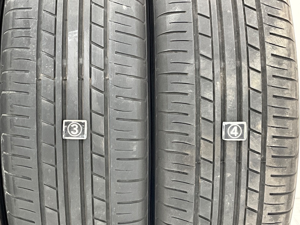 中古タイヤ 4本セット 195/65R15 91S ヨコハマ ECOS ES31 夏 サマー 195/65/15 ゴルフ/プリウス/アイシス b6383_画像4