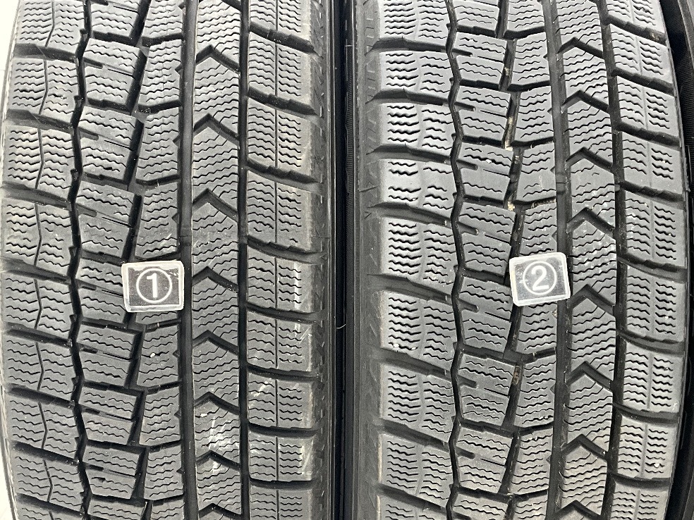 中古タイヤ 4本セット 175/65R15 84Q ダンロップ WINTERMAXX WM02 冬 スタッドレス 175/65/15 クーパー/ラティオ b6331_画像3