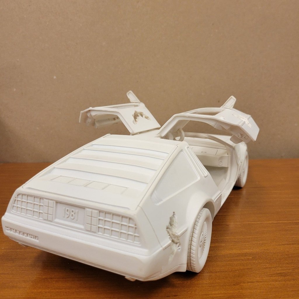 Daniel Arsham Eroded Delorean Figure ダニエル アーシャム デロリアン 世界500体限定 美術品 彫刻 GJ 1の画像8