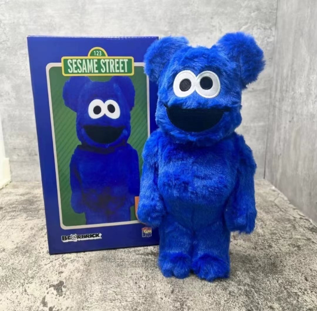 BE@RBRICK 400％ Medicom Toy Cookie Monster Release Hypebeast ベアブリック 中古 GJ 1_画像1