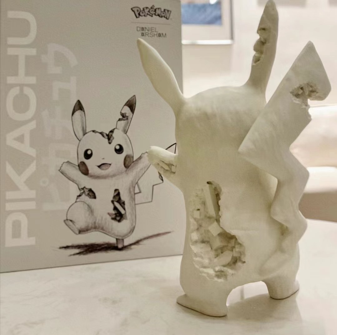 Daniel Arsham × Pokemon ダニエル・アーシャム Crystalized Pikachu ポケモン ピカチュウ 世界500体限定 美術品 彫刻 ポケカの画像4