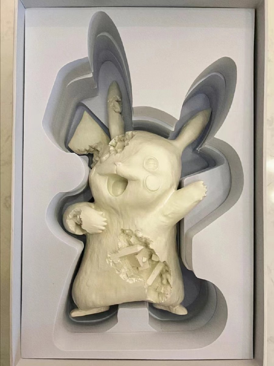 Daniel Arsham × Pokemon ダニエル・アーシャム Crystalized Pikachu ポケモン ピカチュウ 世界500体限定 美術品 彫刻 ポケカの画像7