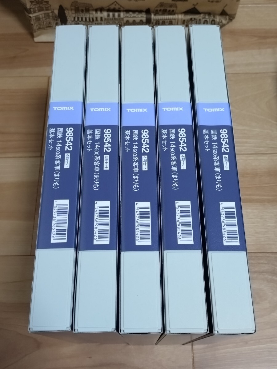 【空ケース！】TOMIX トミックス 98542 国鉄 JR北海道 14系500番台 まりもセット 空ケース5本セット セットバラシ品_画像1