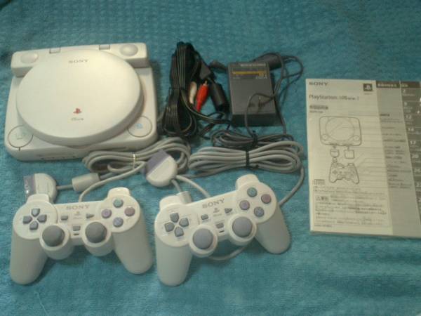  prompt decision PS one COMBO box opinion equipped body + monitor set original controller 2 piece attaching 