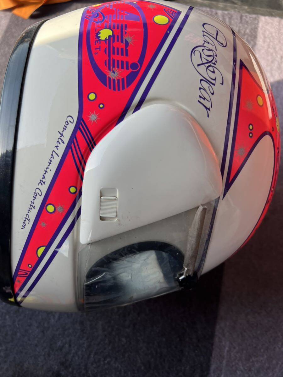 90年代 アライ 走り屋 Arai グラフィックヘルメット アストロ フルフェイスヘルメット 新品未使用 Lサイズ 59-60 古いためジャンクの画像7