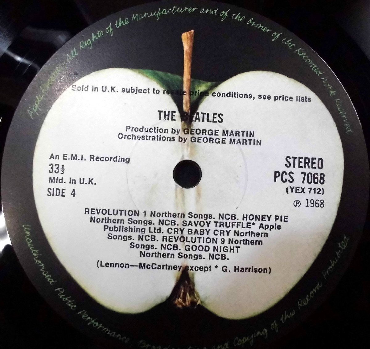 ●UK-Apple RecordsオリジナルStereo,””Numbered-Cover,w/Complete!!”” The Beatles / White Album_画像9