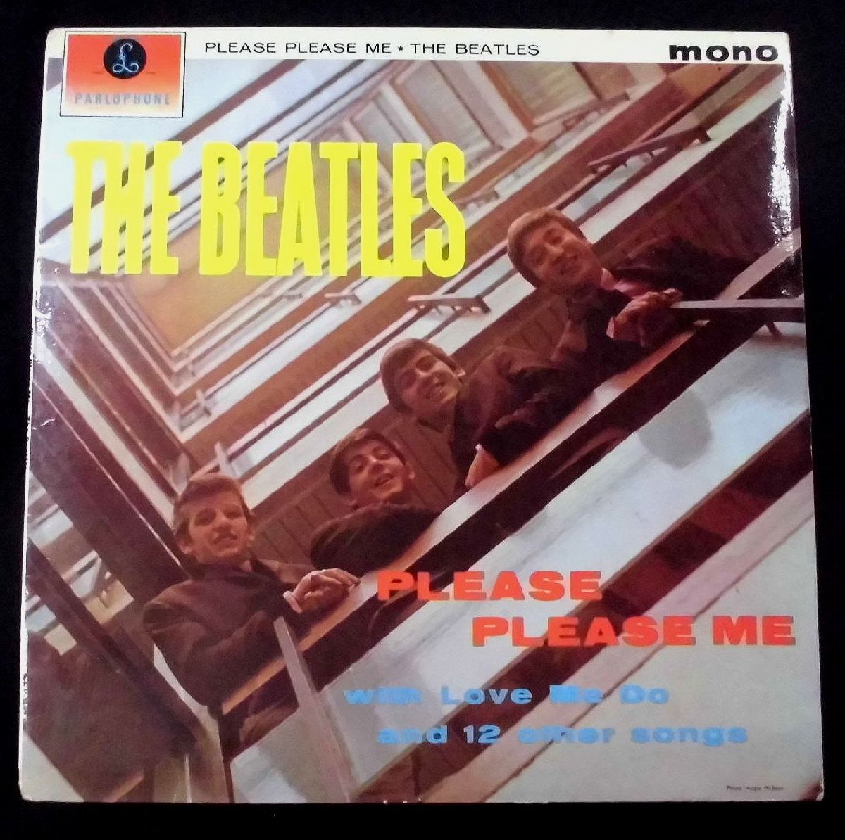 ●UK-ParlophoneオリジナルMono,4th-Pressing,E.Jday Cover!! The Beatles / Please Please Me_画像1