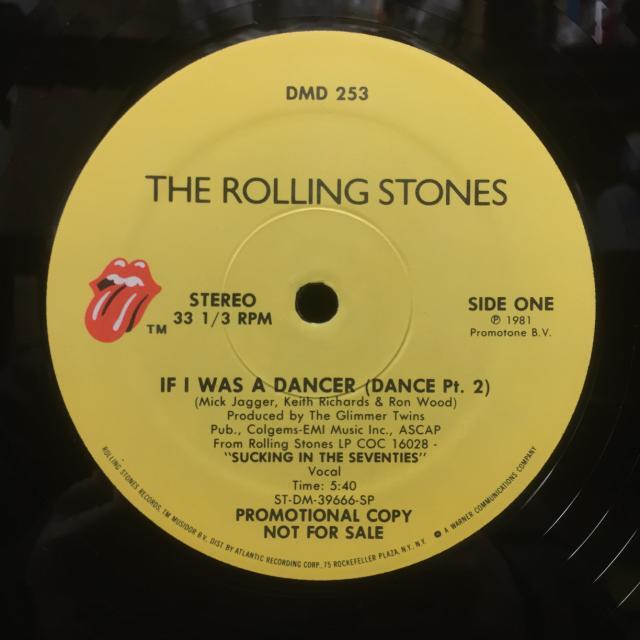 ROLLING STONES / IF I WAS A DANCER(DANCE PT.2) (US-ORIGINAL)_画像1