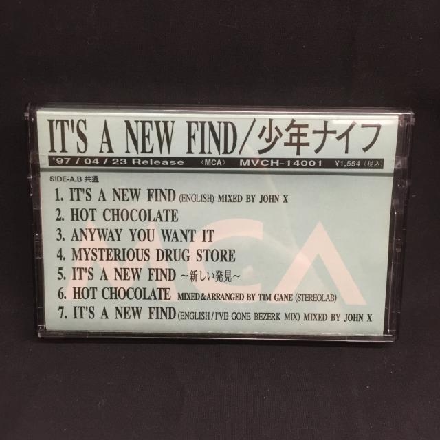 少年ナイフ / ＩＴ’Ｓ Ａ ＮＥＷ ＦＩＮＤ 国内盤 (ミュージックテープ)の画像1