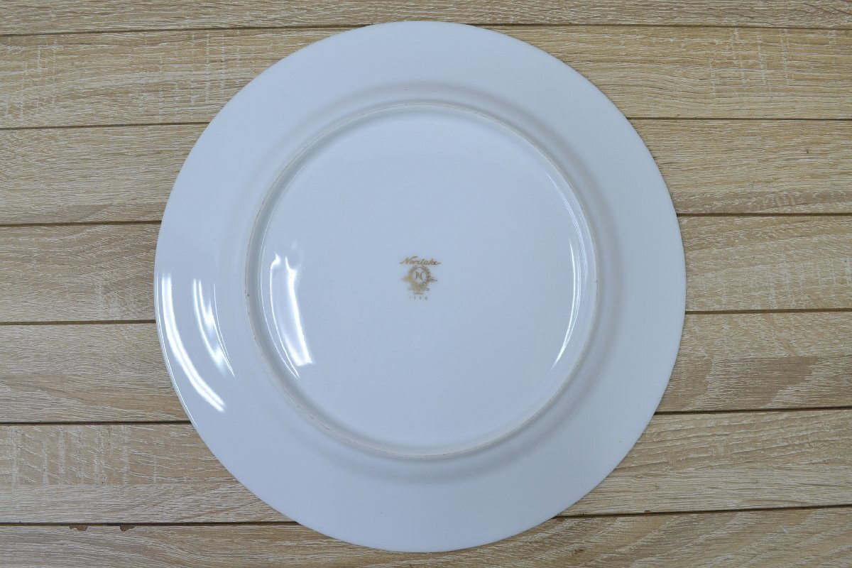 C1079#Noritake Noritake # Rozen borug plate диаметр 26.7cm 10 шт. комплект # для бизнеса европейская посуда # отель * ресторан * холодный линия * большая тарелка 